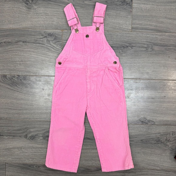 Happy Kids Other - Retro Vintage Style Pink Corduroy Overalls By Happy Kids Joyeux Gamins Size 3